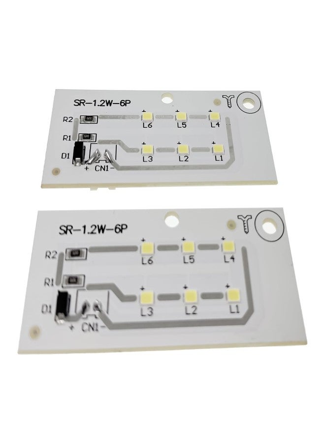 Sparkfix 2PC 5304517872 Microwave LED Light - Compatible with Frigidaire Light Bulb Replacement, for Electrolux Kenmore Microwave Replaces 5304499540, 5304509445 Microwave LED - Image 1